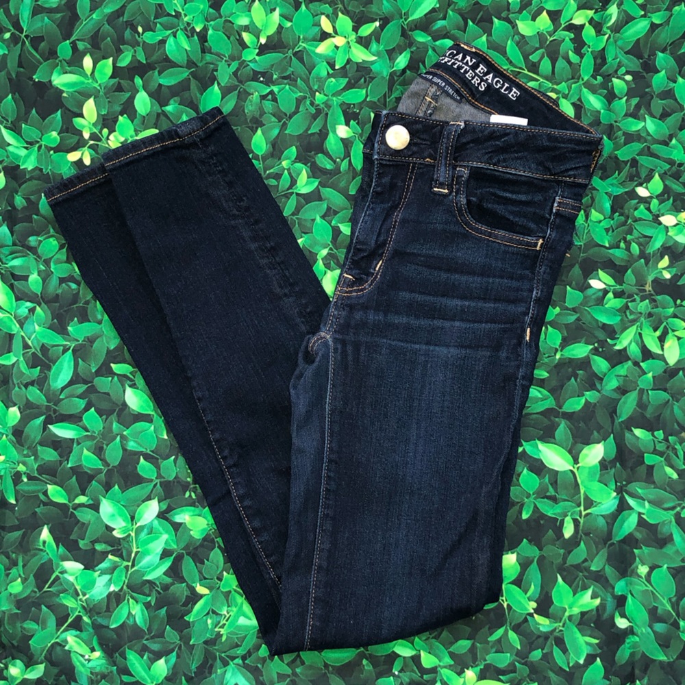 American Eagle Denim Jeans Jeggings 00 Short